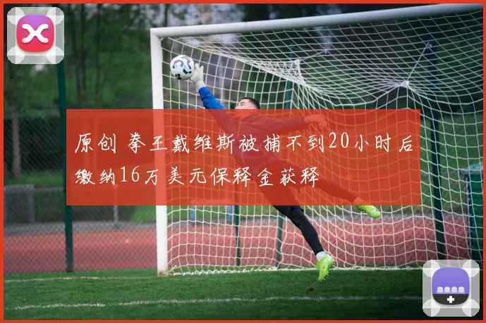 原创 拳王戴维斯被捕不到20小时后缴纳16万美元保释金获释