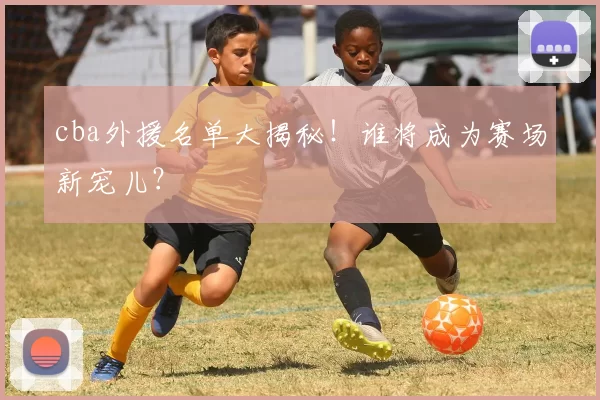cba外援名单大揭秘!谁将成为赛场新宠儿?